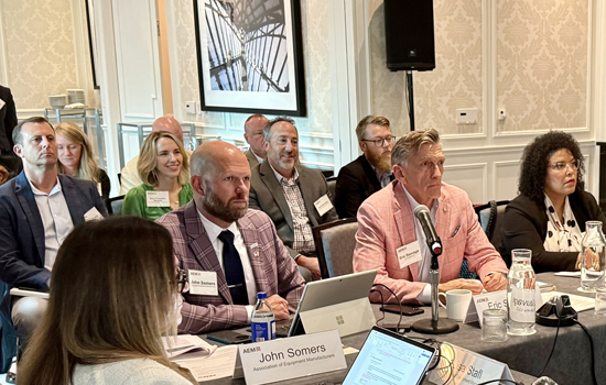 Advocacy, Regulatory, and Trade Show Initiatives Drive Discussions of AEM CE Sector Board